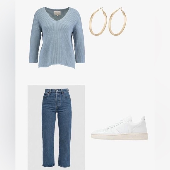 Part Two Petronas Pullover in Daisy Blue - Picture 8 of 8